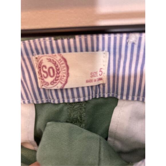 SO Women's Green Chino Bootcut Teacher Retro Kidcore Dress Slacks - Picture 3 of 4